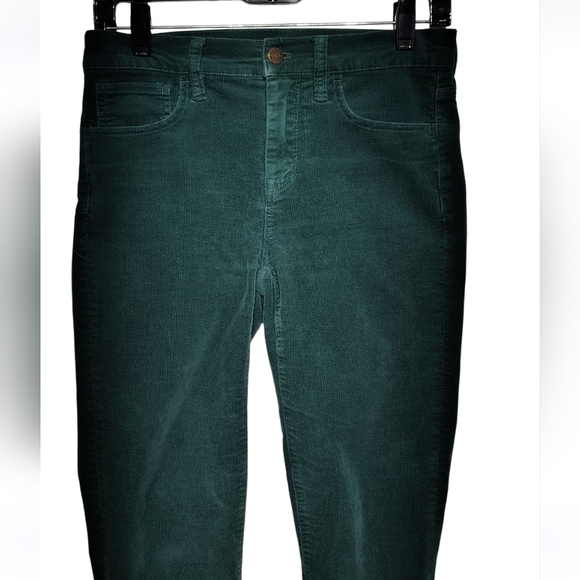 J Crew Emerald Green Courdoroy Pants size 26 - Picture 4 of 10